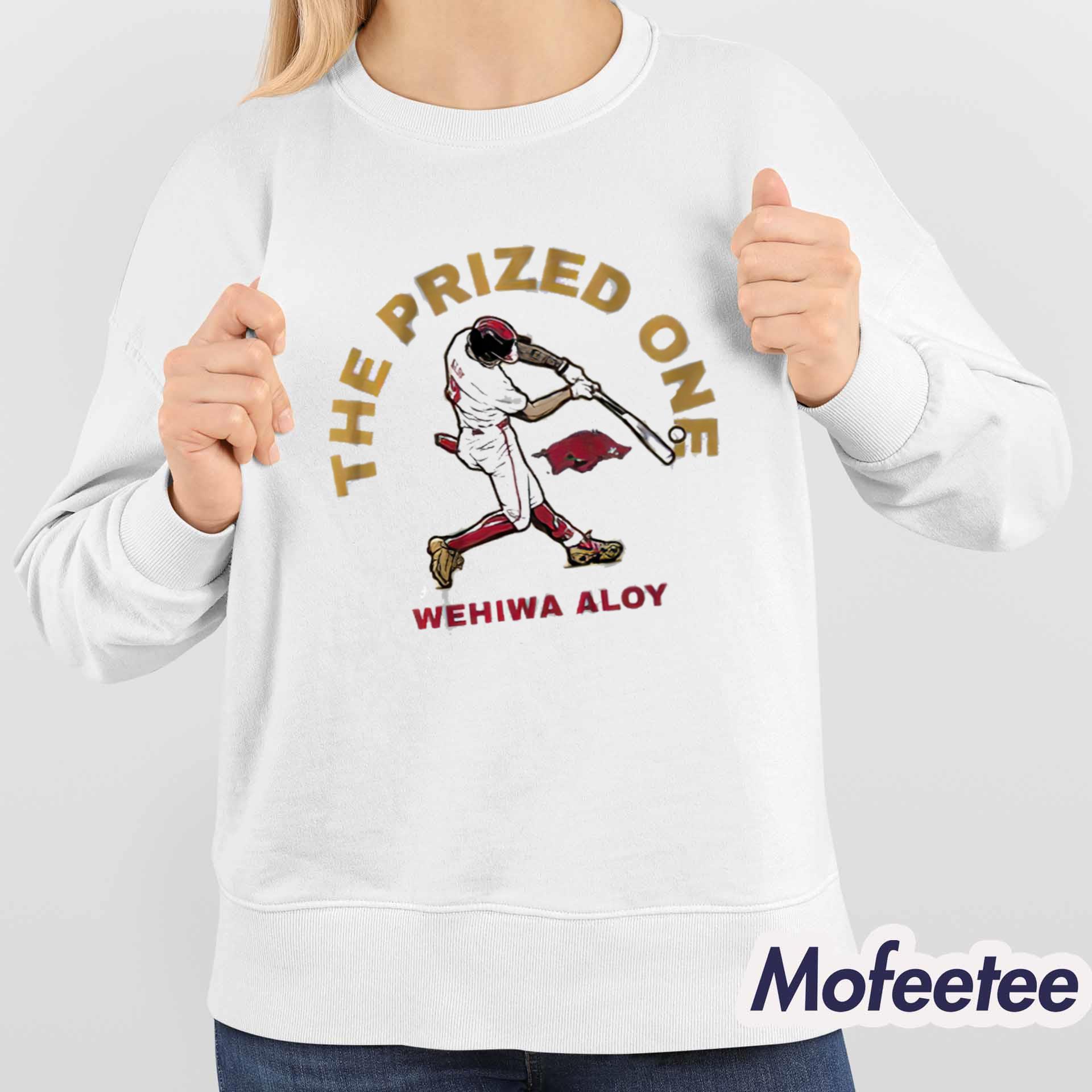 Arkansas Baseball Wehiwa Aloy The Prized One Shirt Arkansas Baseball Wehiwa Aloy The Prized One Shirt