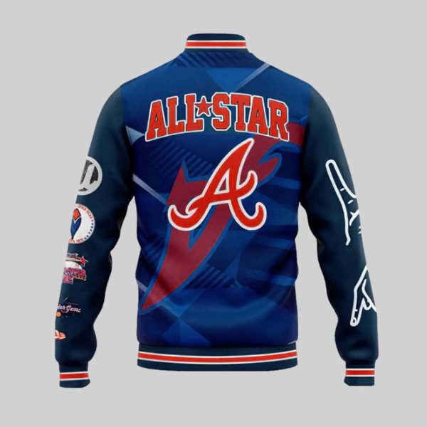 Braves Peace Up A-Town Down Baseball Jacket