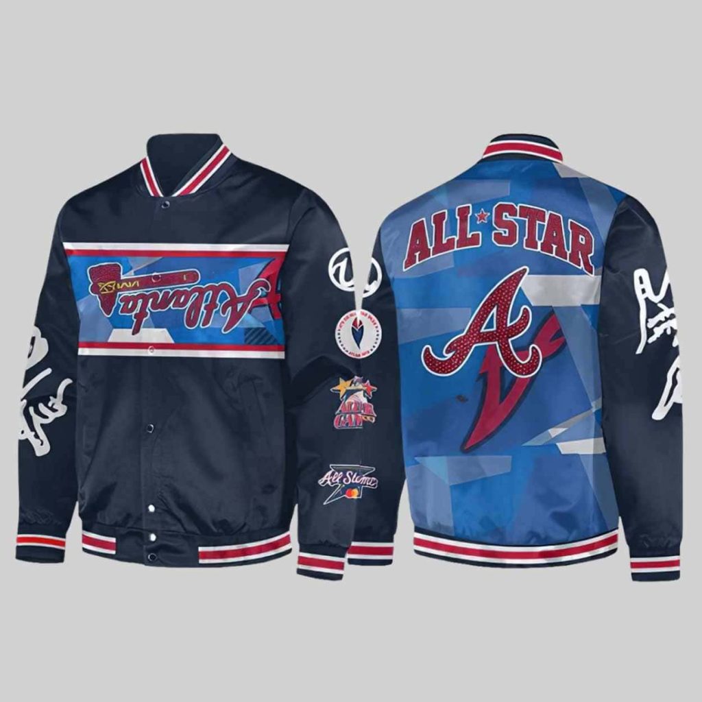 Braves Peace Up A Town Down Bomber Jacket 1