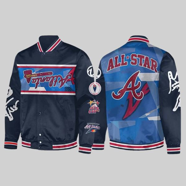 Braves Peace Up A-Town Down Bomber Jacket