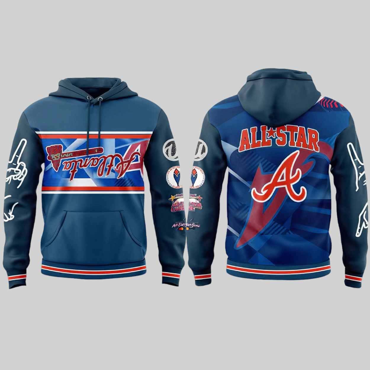 Braves Peace Up A Town Down Hoodie 1 Braves Peace Up A Town Down Hoodie 1