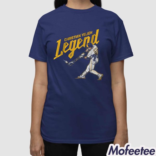 Christian Yelich Milwaukee Legend Shirt