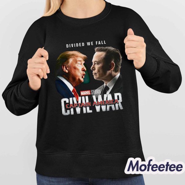 Civil War Trump Vs Elon Shirt