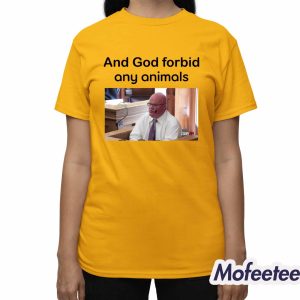 Brian Loughran And God Forbid Any Animals Shirt 3