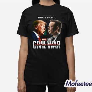 Civil War Trump Vs Elon Shirt 3