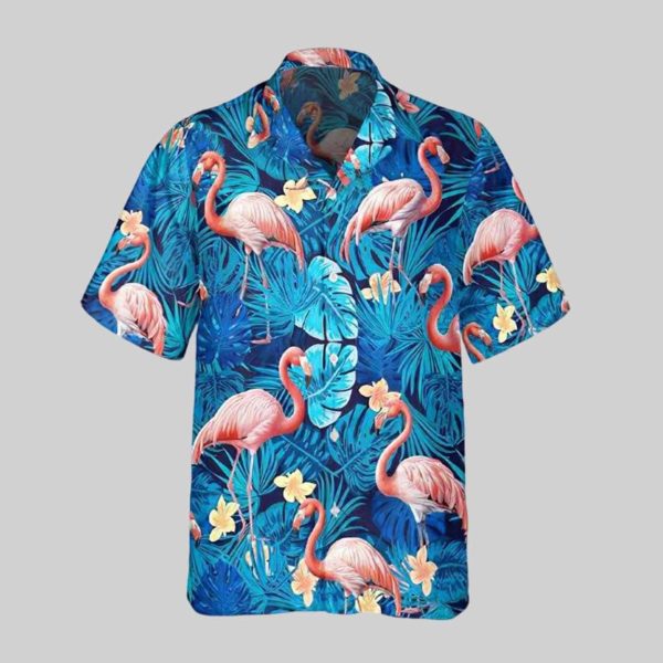 Flamingo Funny Hawaiian Shirt