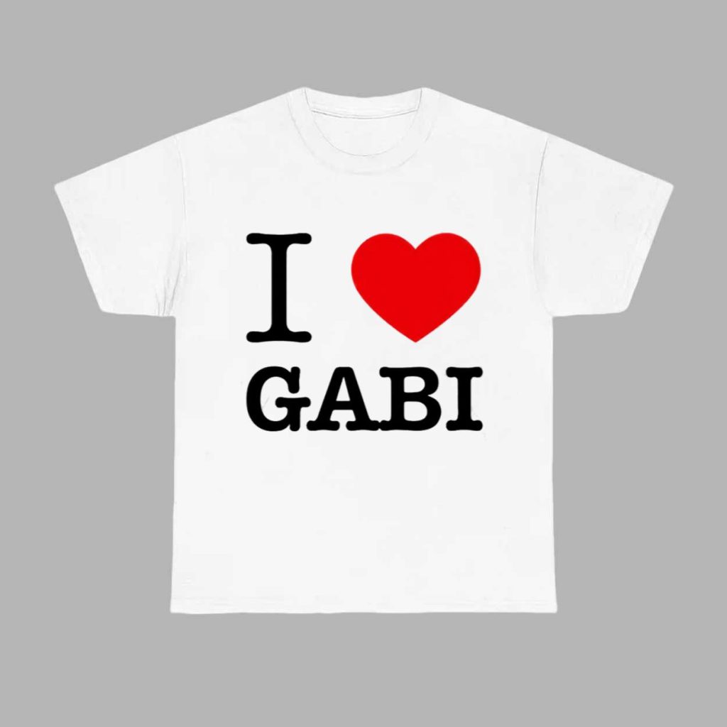 Gabriela Moura I Love Gabi Shirt 1