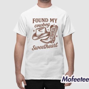 Madison Marilla Found My Cowboy Sweetheart Shirt 1