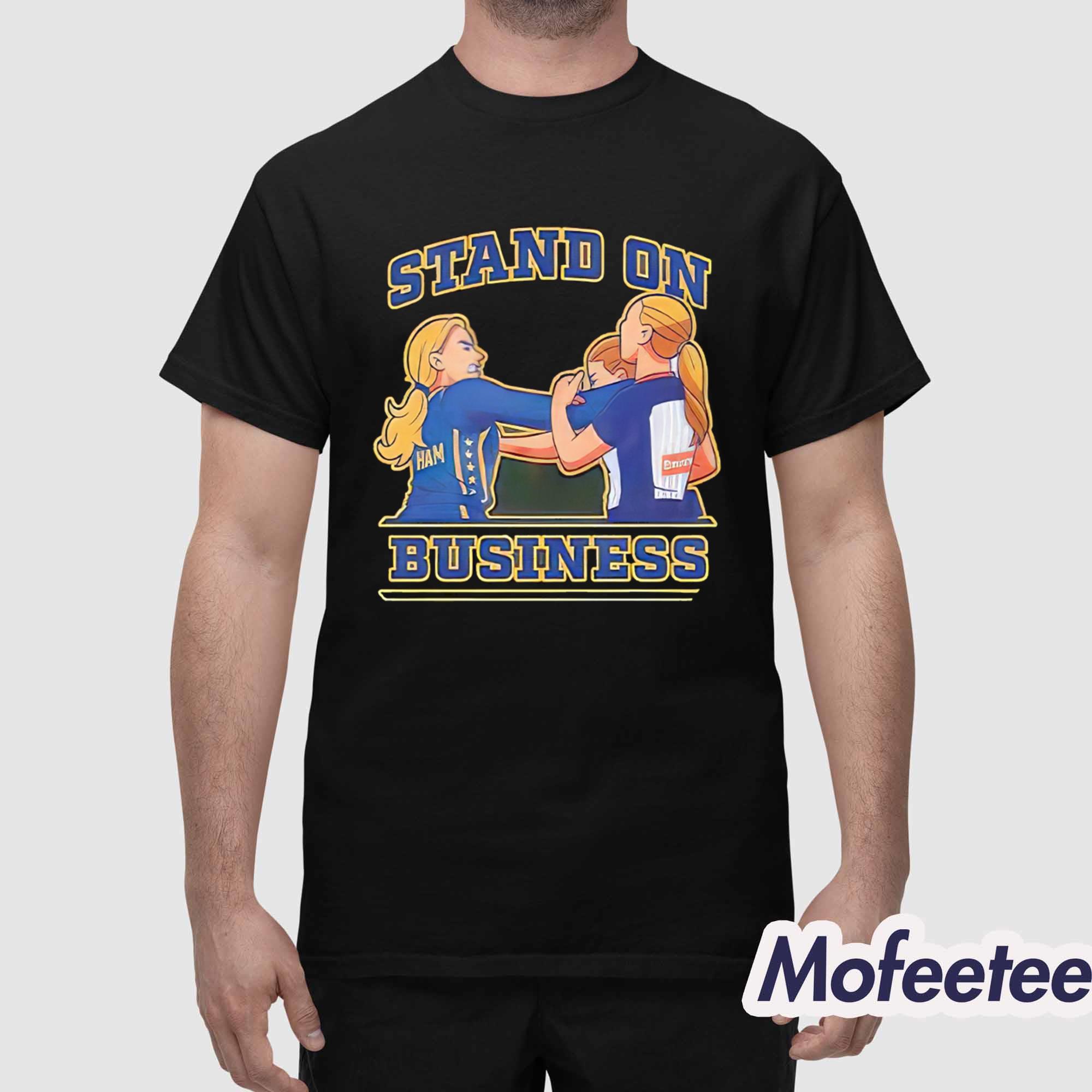 Indiana Sophie Standing On Business Shirt Indiana Sophie Standing On Business Shirt
