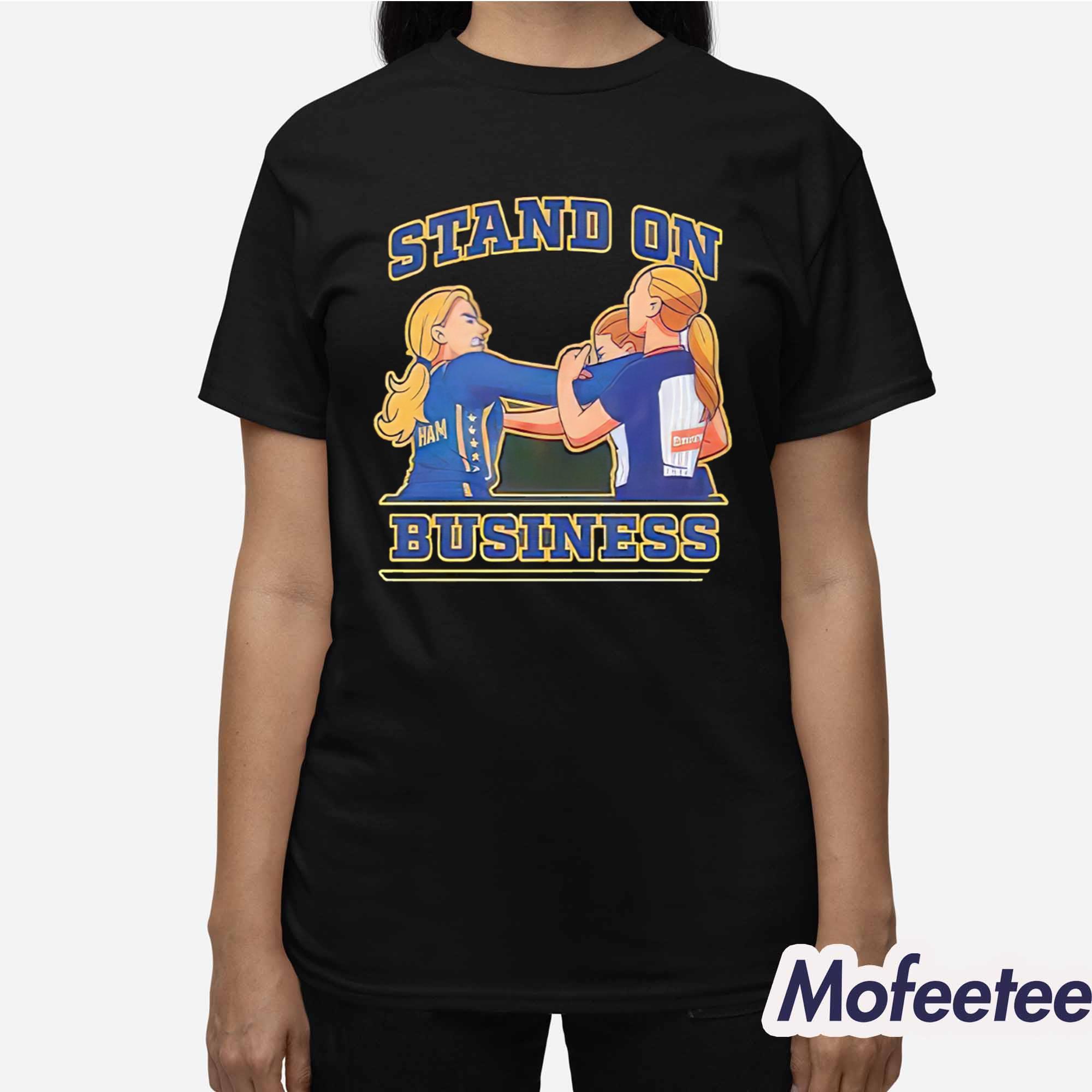 Indiana Sophie Standing On Business Shirt Indiana Sophie Standing On Business Shirt