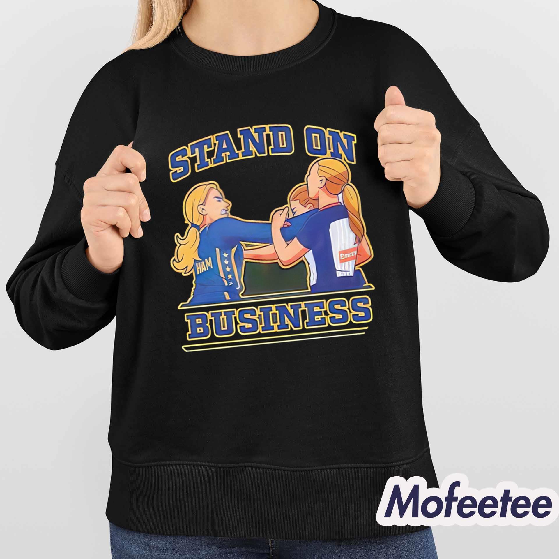 Indiana Sophie Standing On Business Shirt Indiana Sophie Standing On Business Shirt