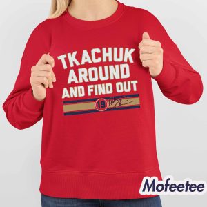 Matthew Tkachuk Around And Find Out Tank Top Shirt 4