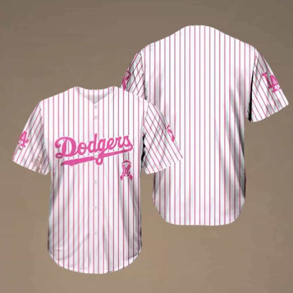 LA Dodgers Breast Cancer Awareness Night 2025 Jersey