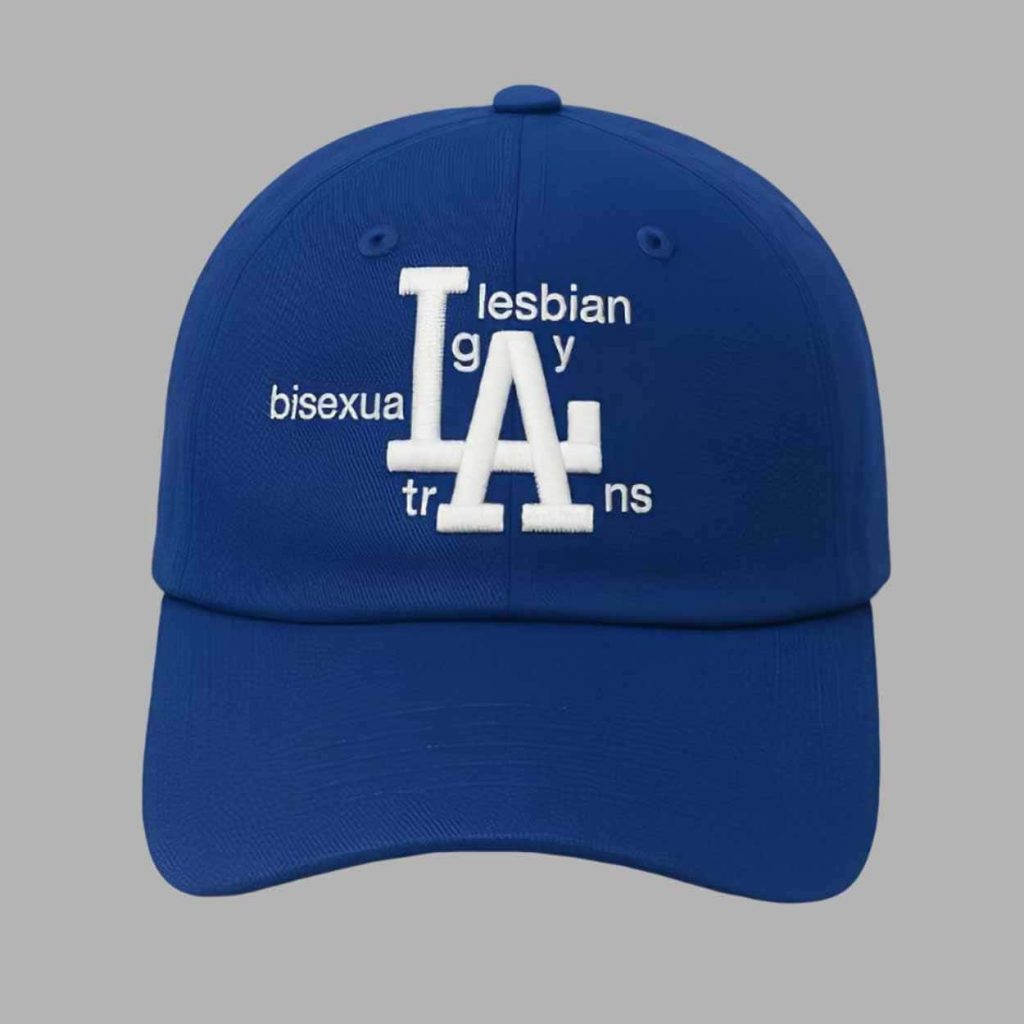LA Dodgers Lesbian Gay Bisexual Trans Hat 1 LA Dodgers Lesbian Gay Bisexual Trans Hat 1