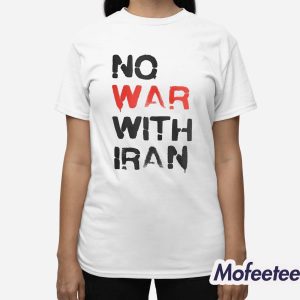 No War With Iran Shirt 3
