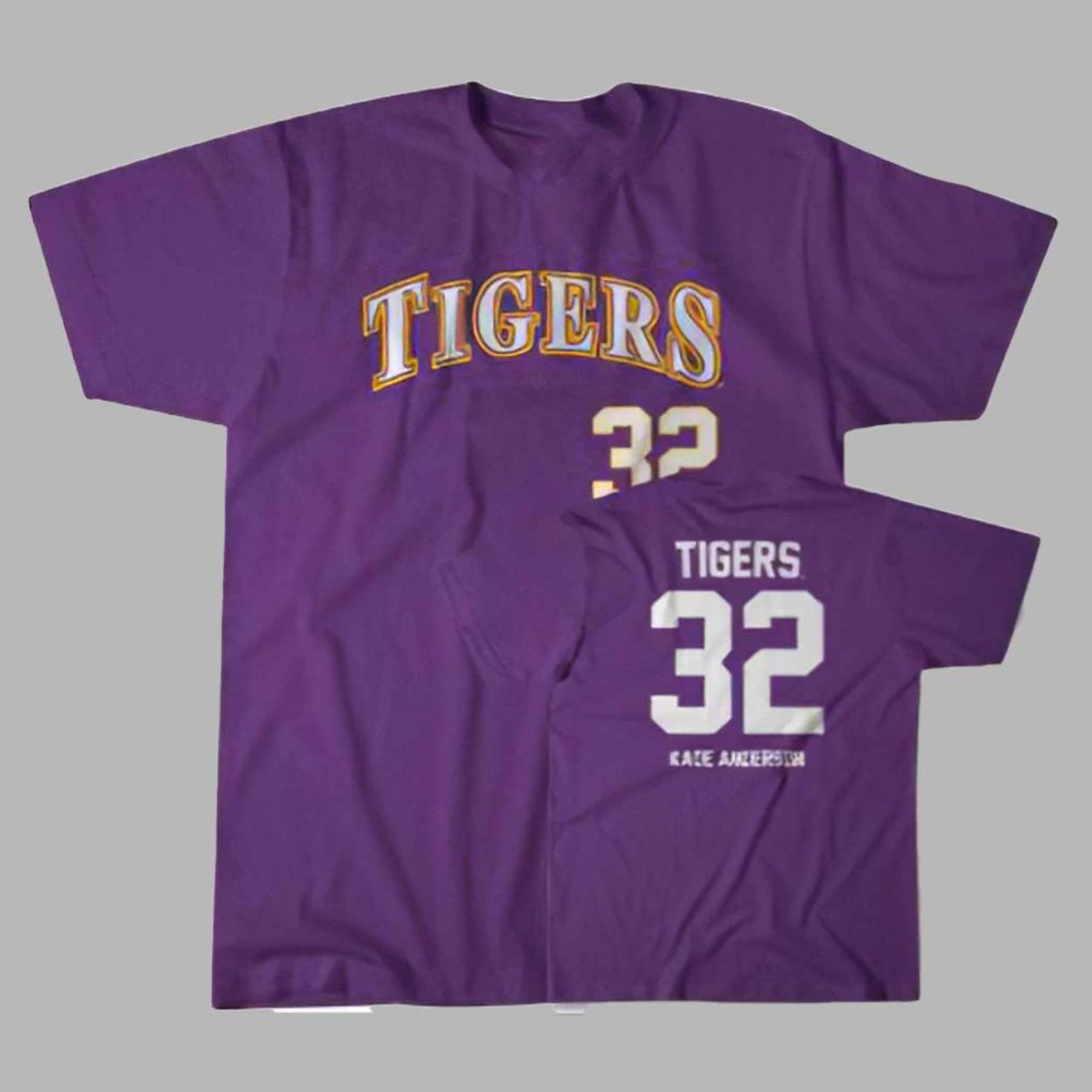 LSU Baseball Kade Anderson 32 Shirt LSU Baseball Kade Anderson 32 Shirt