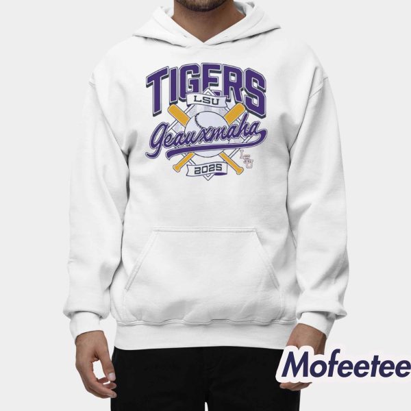 LSU Tigers Geauxmaha Baseball 2025 Shirt
