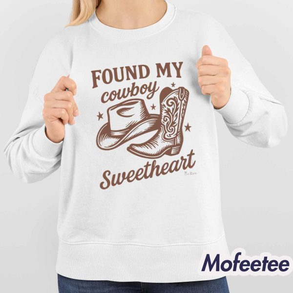 Madison Marilla Found My Cowboy Sweetheart Shirt