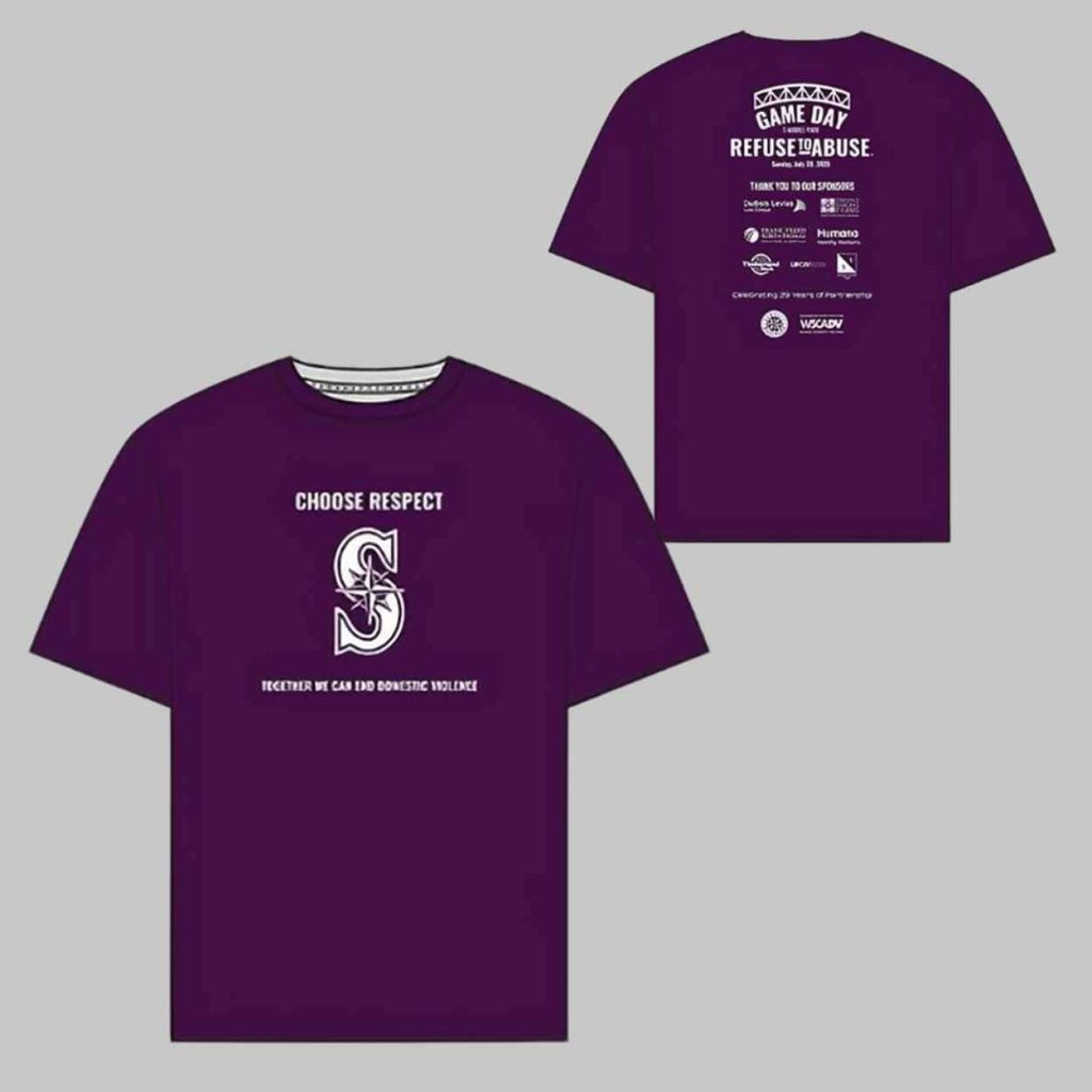 Mariners Refuse To Abuse Day Shirt 2025 Giveaway 1 Mariners Refuse To Abuse Day Shirt 2025 Giveaway 1