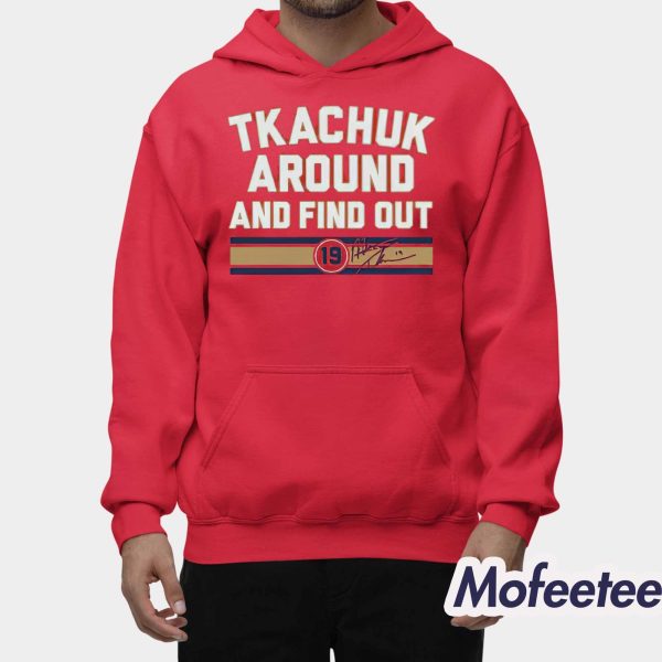 Matthew Tkachuk Around And Find Out Tank Top Shirt