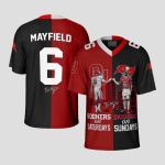 Mayfield Sooners On Saturdays Buccaneers On Sundays Jersey