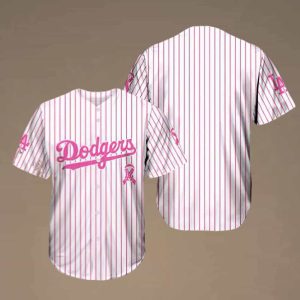 LA Dodgers Breast Cancer Awareness Night 2025 Jersey 2