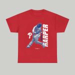 Philadelphia Bryce Harper Red Player Graphic Shirt
