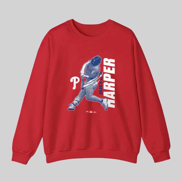 Philadelphia Bryce Harper Red Player Graphic Shirt