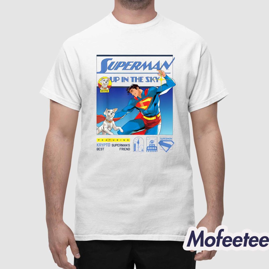 Superman 2025 Up In The Sky Featuring Krypto Shirt 1