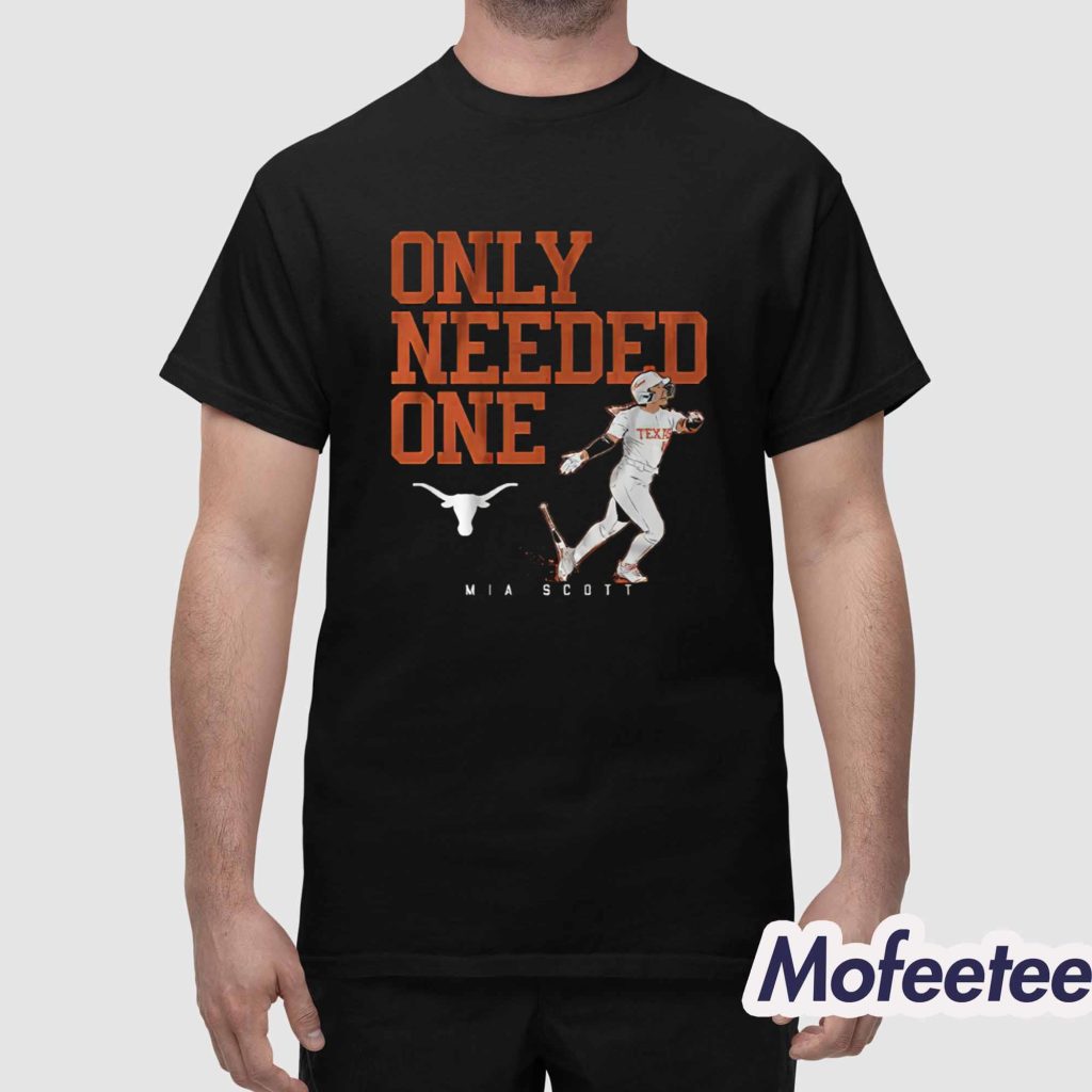 Texas Softball Mia Scott Only Needed One Shirt 1 Texas Softball Mia Scott Only Needed One Shirt 1