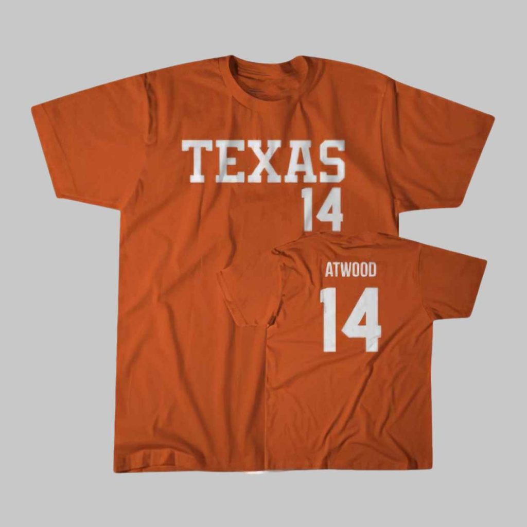 Texas Softball Reese Atwood 14 Shirt Texas Softball Reese Atwood 14 Shirt