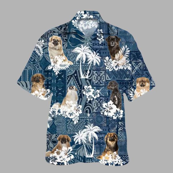 Tibetan Spaniel Hawaiian Shirt