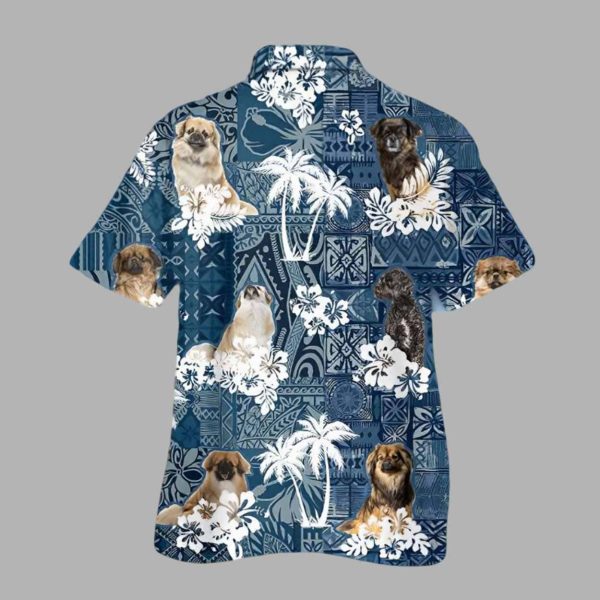 Tibetan Spaniel Hawaiian Shirt
