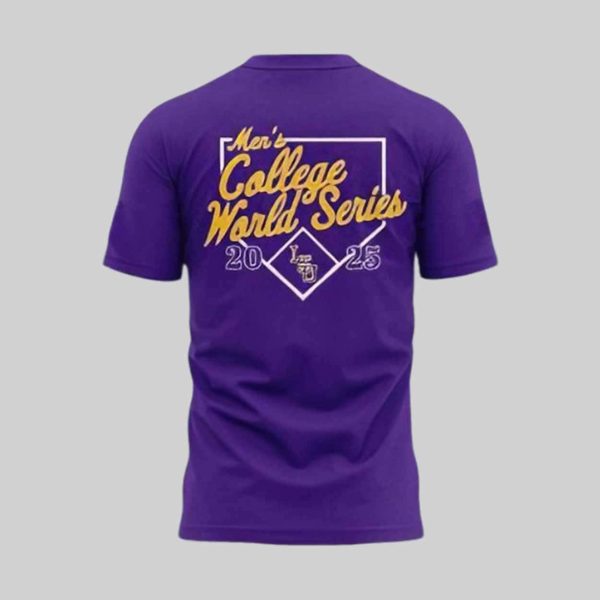 Tigers Baseball Here To Win 2025 Men’s College World Series Final Bound Shirt