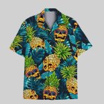 Tropical Skull Pineapple Hawaiian Shirt