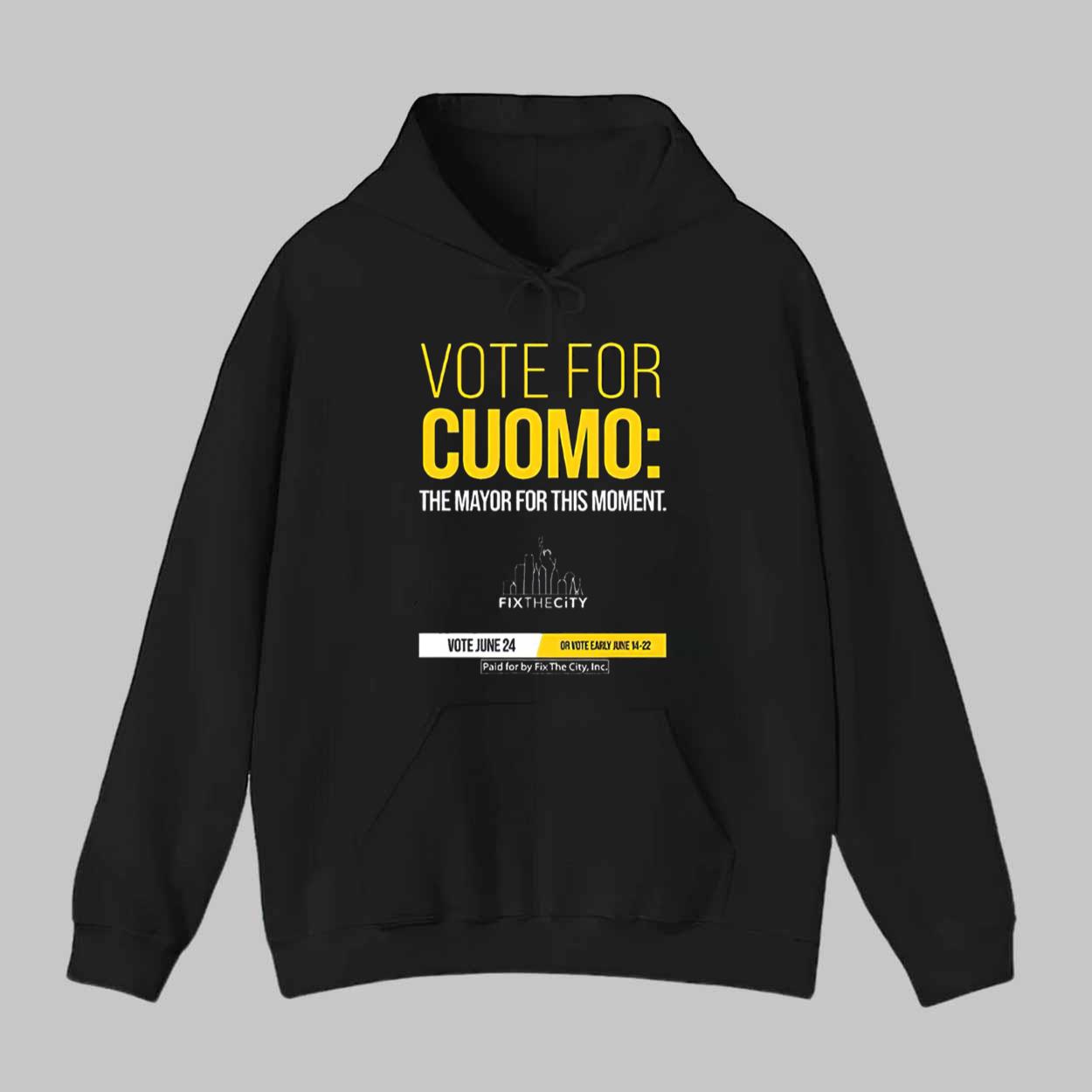 Vote For Cuomo The Mayor For This Moment Shirt Vote For Cuomo The Mayor For This Moment Shirt