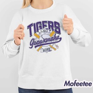 LSU Tigers Geauxmaha Baseball 2025 Shirt 4