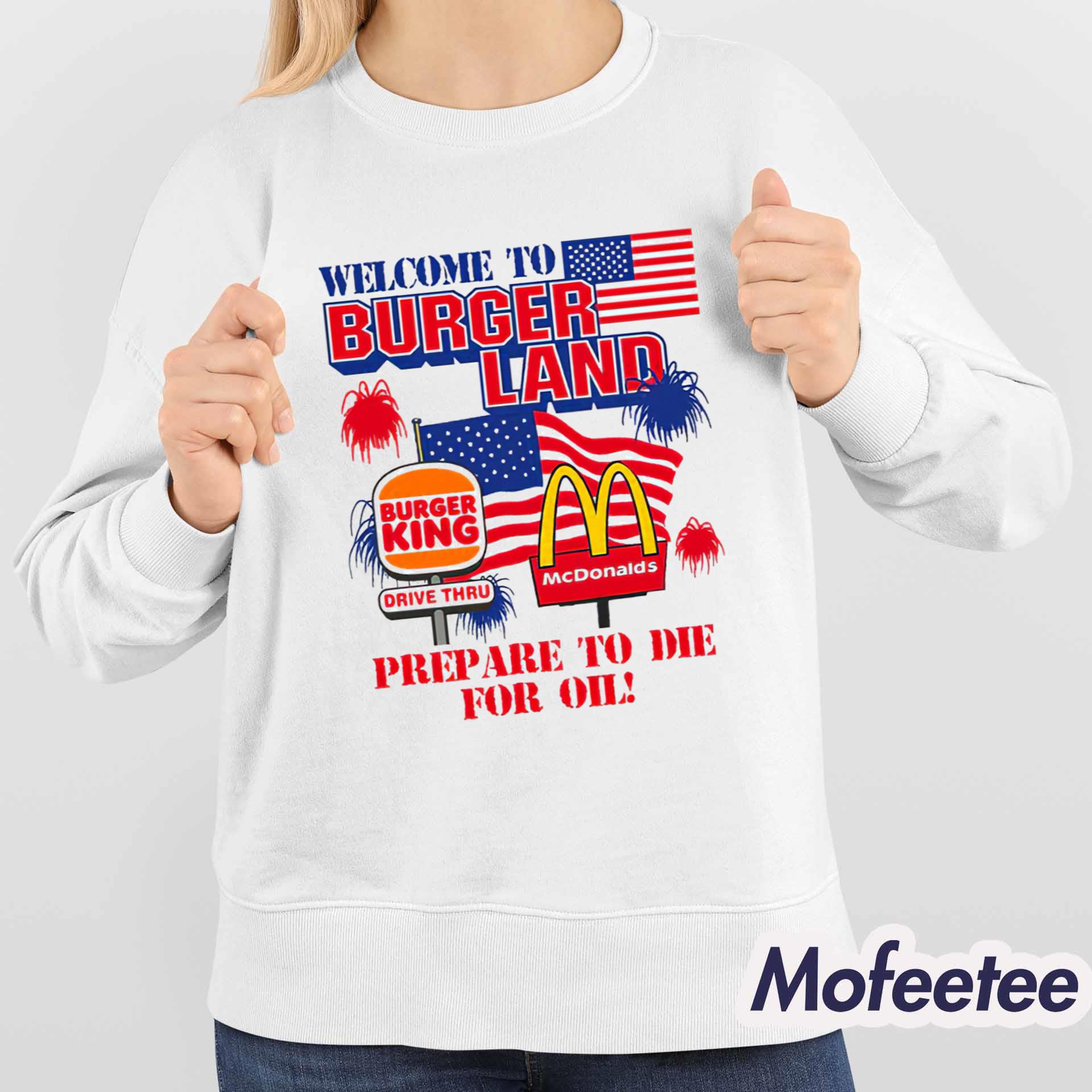 Welcome To Burgerland Shirt Welcome To Burgerland Shirt