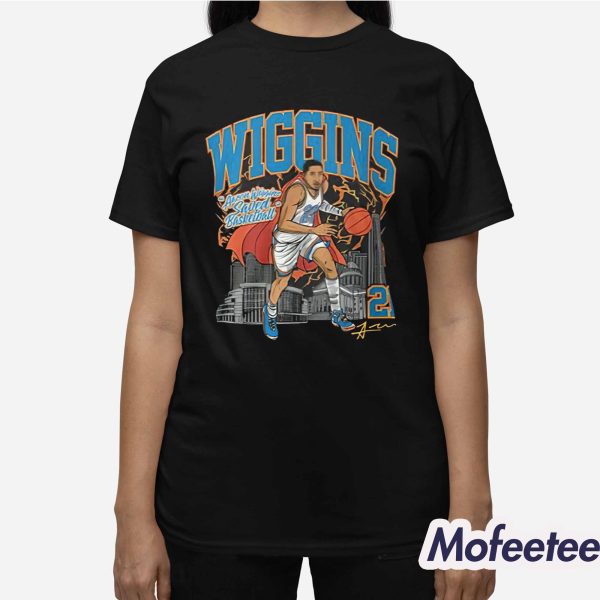 Wiggins Aron Save Basketball Shirt