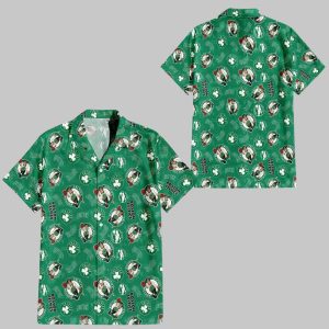 Celtics Green Glory Hawaiian Shirt 1