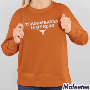 Texas Softball Teagan Kavan Is My Hero Shirt 4