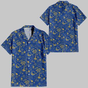 State Warriors Tropical Breeze Hawaiian Shirt 1