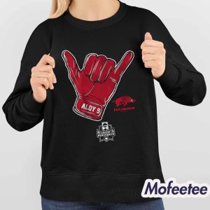 Arkansas Baseball Wehiwa Aloy CWS Shaka Regular Price Shirt 4