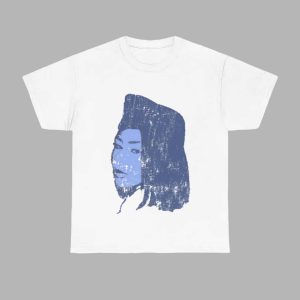 Portrait Burning Blue Shirt 1
