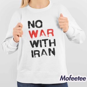 No War With Iran Shirt 4