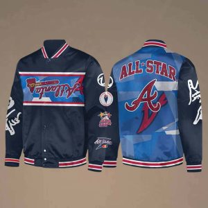 Braves Peace Up A Town Down Bomber Jacket 2