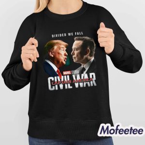 Civil War Trump Vs Elon Shirt 4