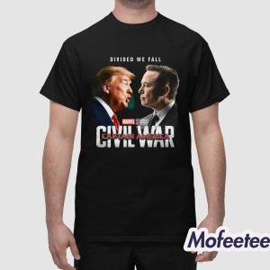 Civil War Trump Vs Elon Shirt 1
