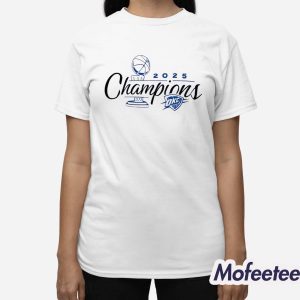 OKC Champions Playoffs 2025 Inside Paycom Shirt 3