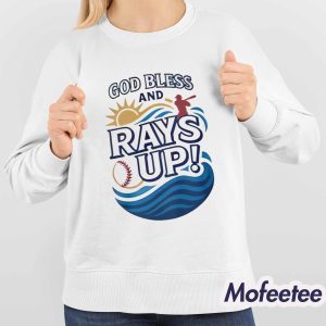 God Bless And Rays Up Shirt 4